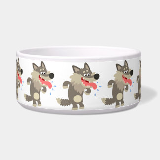 Écuelle Cute Famille Cartographié Wolf Dog Bowl