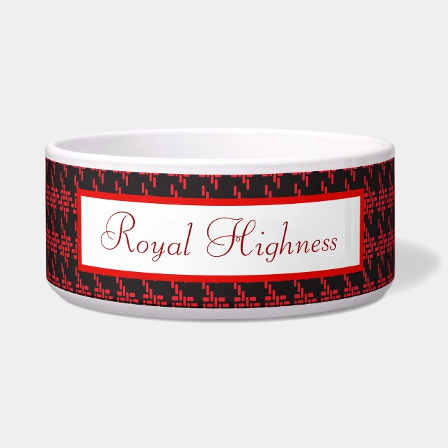 Écuelle Cute Houndstooth Motif (Devant)