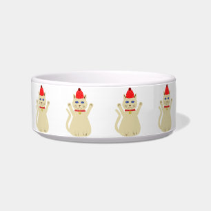 Écuelle Cute Noël Chat Motif