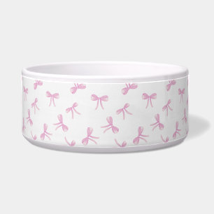 Écuelle Cute tendance Pink bow Frilly Coquette Animal