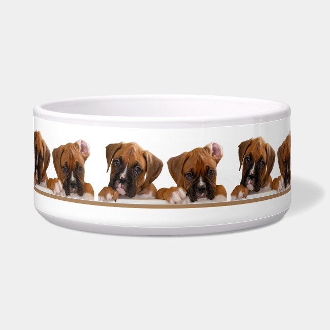 Écuelle Cuvette d'animal familier d'amants de boxeur (Devant)