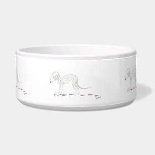 Écuelle Cuvette d'animal familier de Bedlington Terrier