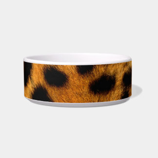 Écuelle Cuvette d'animal familier de chat de léopard de