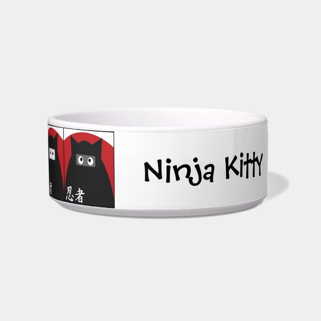Écuelle Cuvette d'animal familier de Ninja Kitty (Droite)