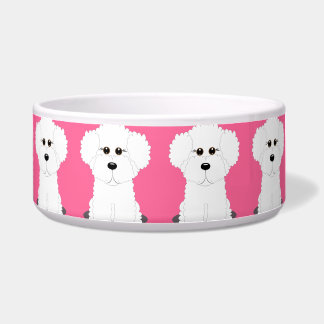 Écuelle Cuvette de chien de Bichon