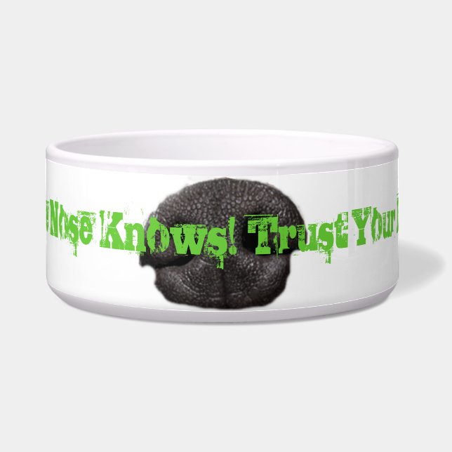 Écuelle Cuvette de chien de nez (Devant)