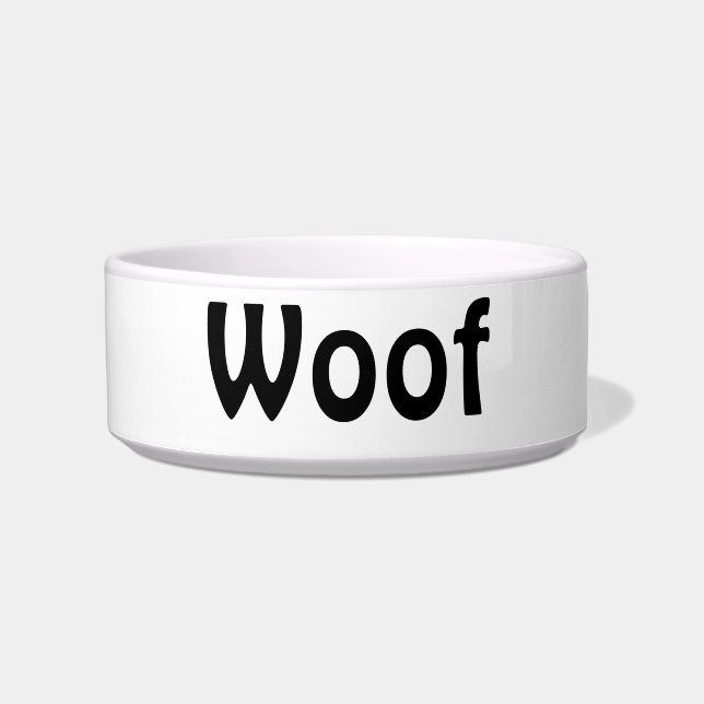 Écuelle Cuvette de chien de Woof (Devant)