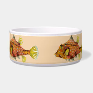Écuelle cuvette de nourriture pour chat wrap de poisson