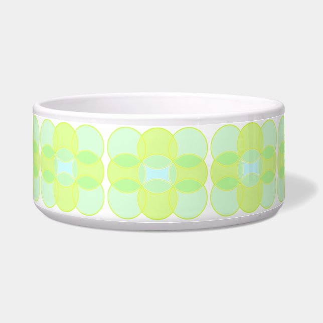 Écuelle Cuvette en céramique verte moderne de la moitié du (Devant)