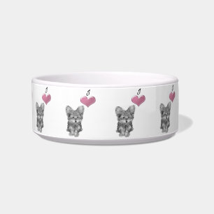 Écuelle Cuvette mignonne d'animal familier de chien de