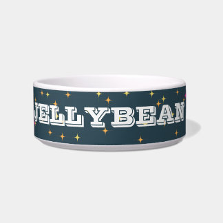 Écuelle Cuvette pour animaux Retro personnalisée : brillan