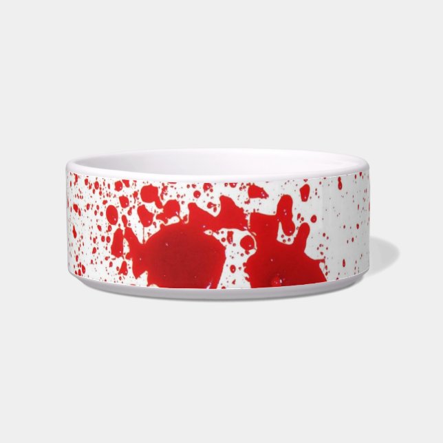 Écuelle Cuvette sanglante d'animal familier (Gauche)