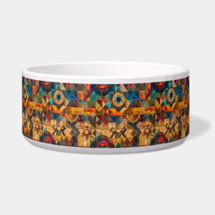 Écuelle Cyan Luxueux "Artistère Héritée" Comfy Pet Bowl