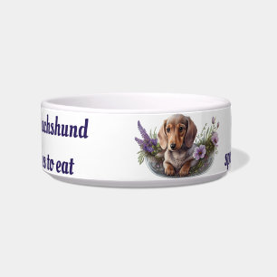 Écuelle Dachshund bol chien J'aime mon Dachshund