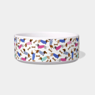 Écuelle Dachshund Food/Water Bowl