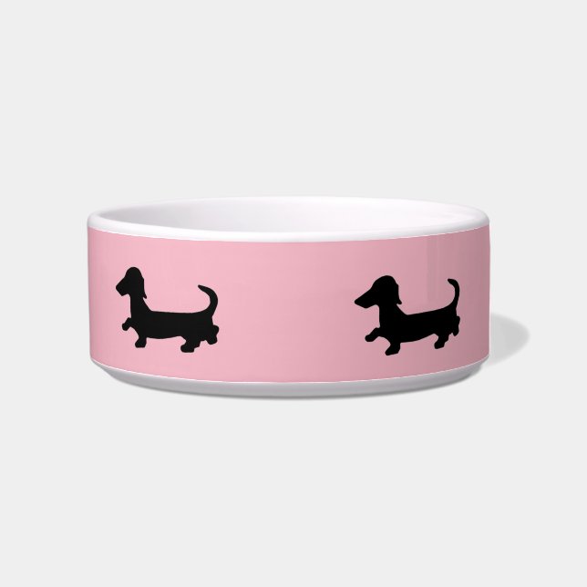 Écuelle Dachshund Pet Food Bowl Wiener Chien Doxie Disque (Droite)