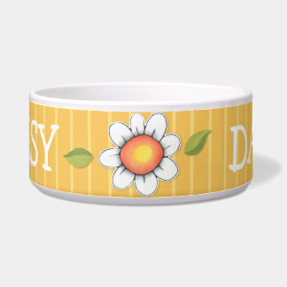 Écuelle Daisy Joy Jaune de chien jaune Pet Bowl