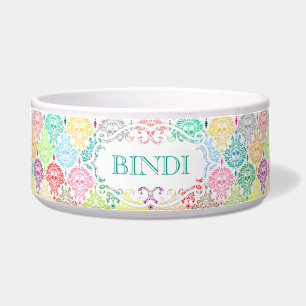 Écuelle Damassé morte - cuvette nommée faite sur commande