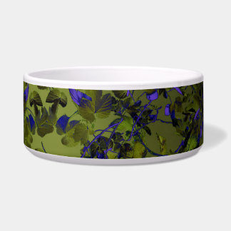 Écuelle Dark Hops Leaves Abstract Art Food Pet