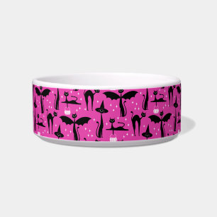 Écuelle Déguisement d'Halloween MCM Minimaliste Chats Rose