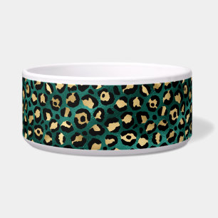 Écuelle Design 3 Bowl turquoise et Gold Leopard Series