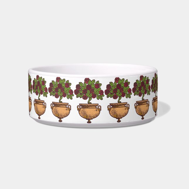 Écuelle Design fleuri vintage Art Nouveau rose (Droite)