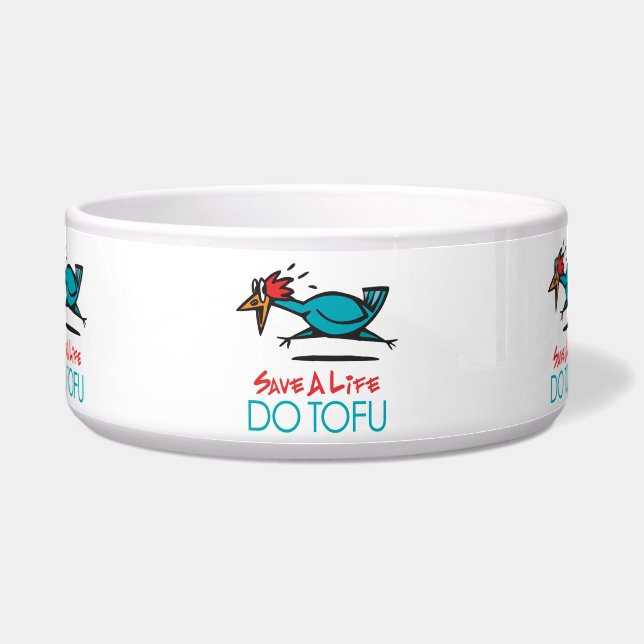 Écuelle Design humoristique de tofu (Devant)
