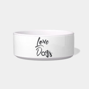 Écuelle Design moderne, simple, urbain et cool de Love Dog