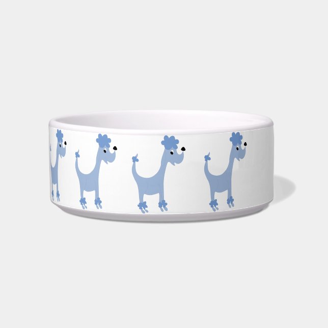 Écuelle Dessin bleu caniche Posh Paws Chien (Gauche)