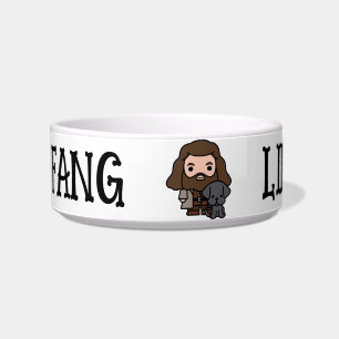 Écuelle Dessin de Hagrid et Fang dans un style cartoon