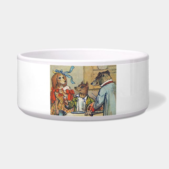 Écuelle Dîner de chien victorien Dress Doggy (Devant)