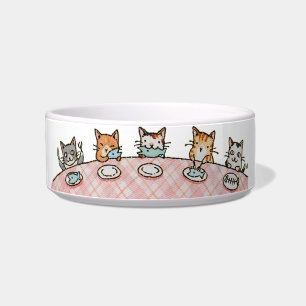 Écuelle Dîner fantaisie Fête Céramique Pet Cat Bowl