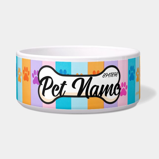 Écuelle Dog Bowl with Grabovoi Code for Healing 8941898 (Devant)