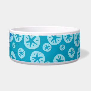 Écuelle Dollar de sable blanc et Motif bleu