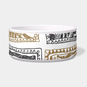 Écuelle Doodle géométrique, motif abstrait vintage.