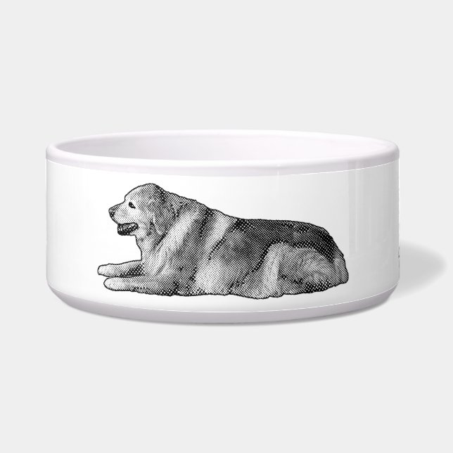 Écuelle Dot Dish, Manger Heureux (Devant)