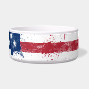 Écuelle Drapeau américain peint