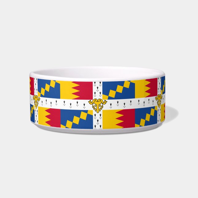 Écuelle Drapeau/bannière d'armoiries de Birmingham, Englan (Devant)