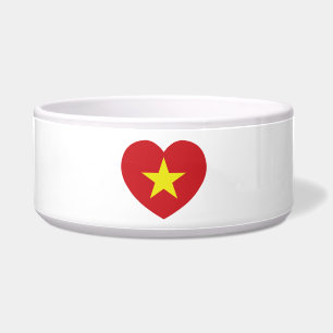 Écuelle Drapeau cardiaque du Vietnam