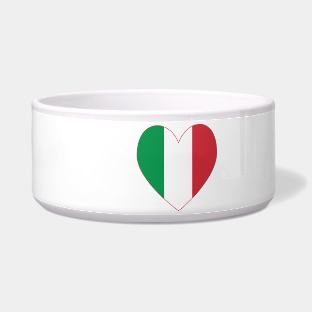 Écuelle Drapeau cœur italien (Gauche)