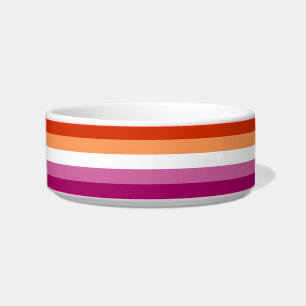 Écuelle Drapeau de fierté lesbienne (5 bandes)