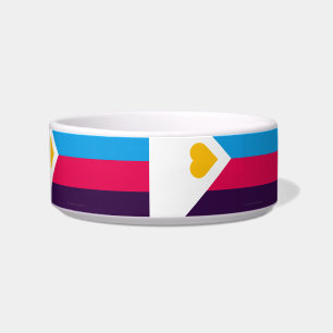Écuelle Drapeau de fierté polyamoureuse tricolore de Slipp