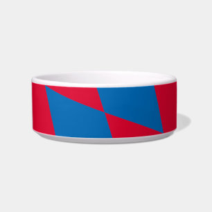 Écuelle Drapeau diamant Bavière bleu et rouge Motif