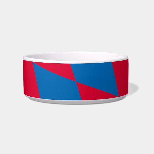 Écuelle Drapeau diamant Bavière bleu et rouge Motif (Devant)