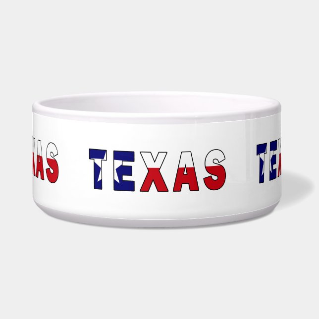 Écuelle Drapeau du Texas (Devant)