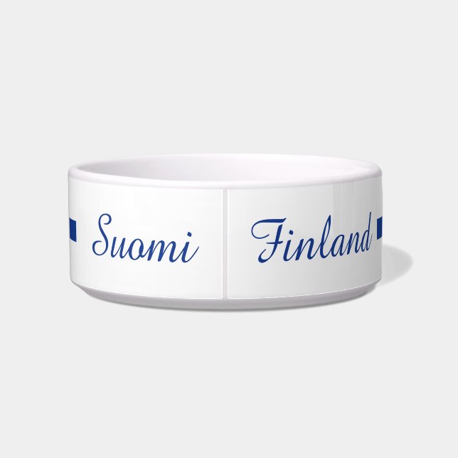 Écuelle Drapeau finlandais - bols pour animaux domestiques (Dos)