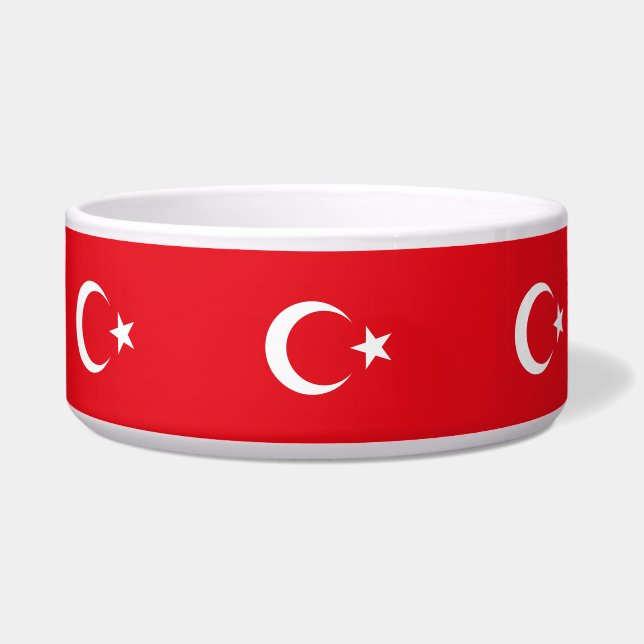 Écuelle Drapeau turc (Turquie) (Devant)