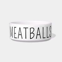 Drôle Boulettes de viande chien