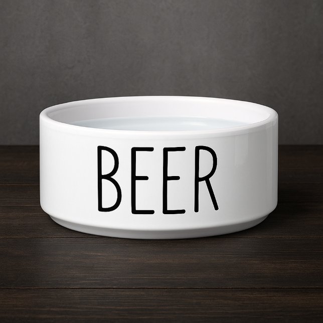 Écuelle Drôle chien de bière (Funny Beer Dog Bowl
)