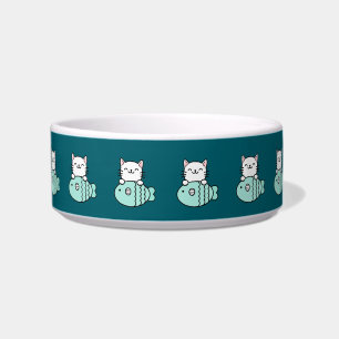 Écuelle Drôle de poisson ! Chat